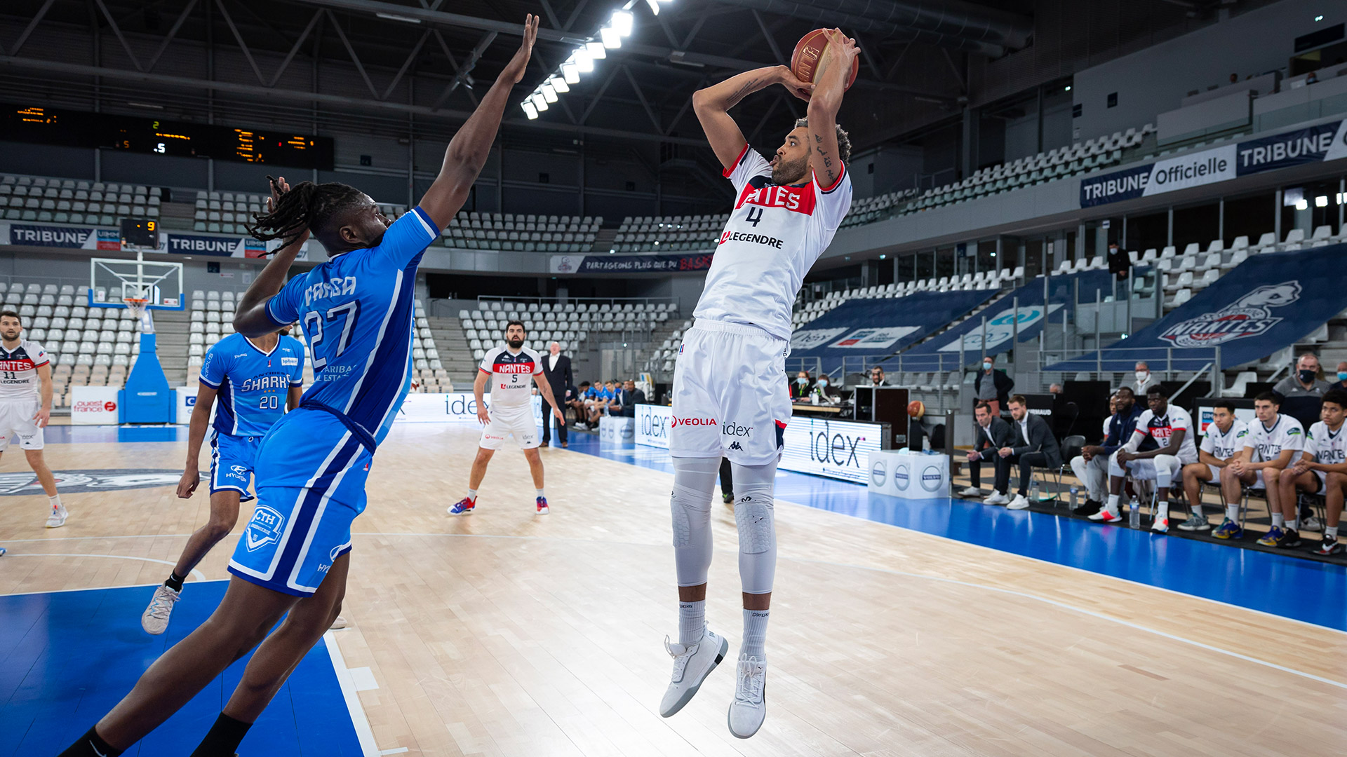 Nantes montre les dents face aux Sharks d'Antibes ! (96/67) | Nantes ...