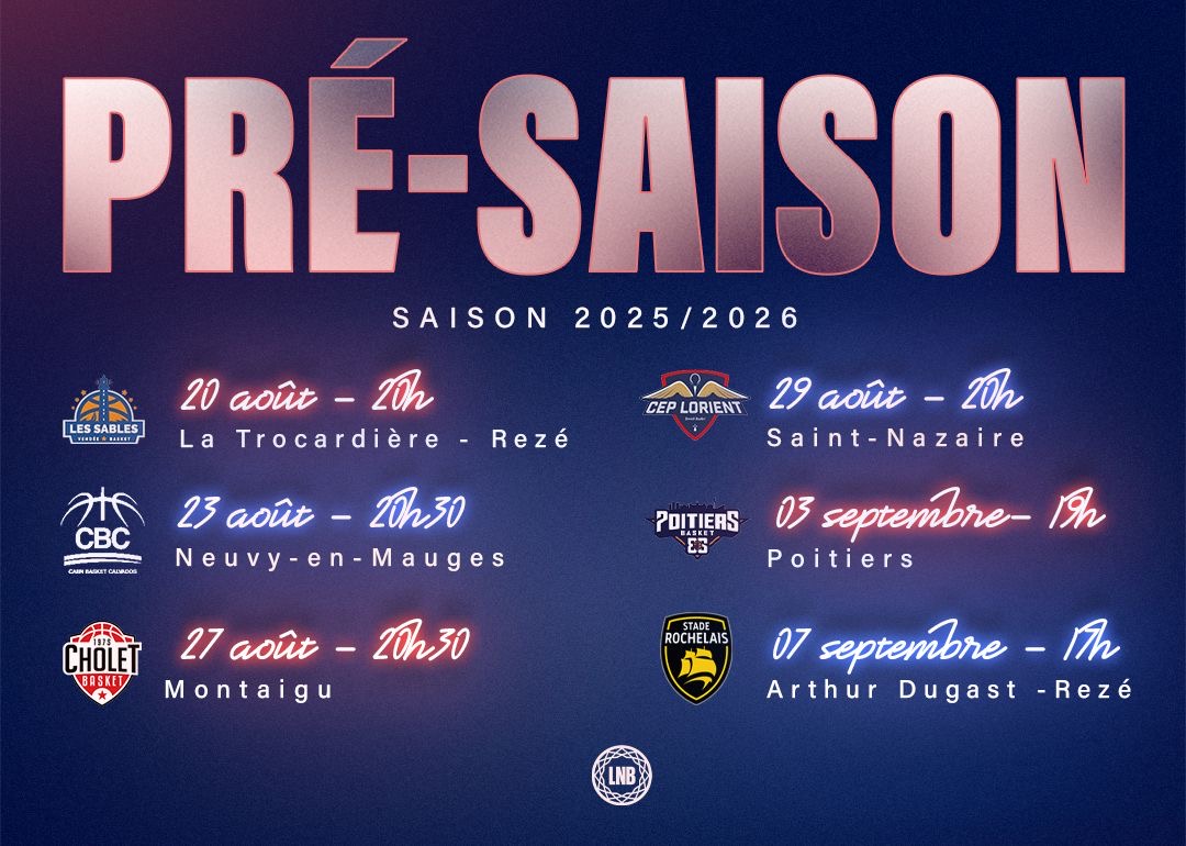matchs de préparation du NBH 2025-26